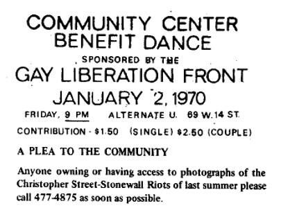Gay Liberation Front At Alternate U Nyc Lgbt Historic Sites Project