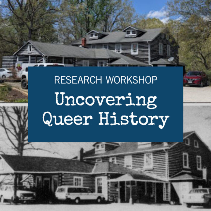 Research Workshop | Uncovering Queer History image