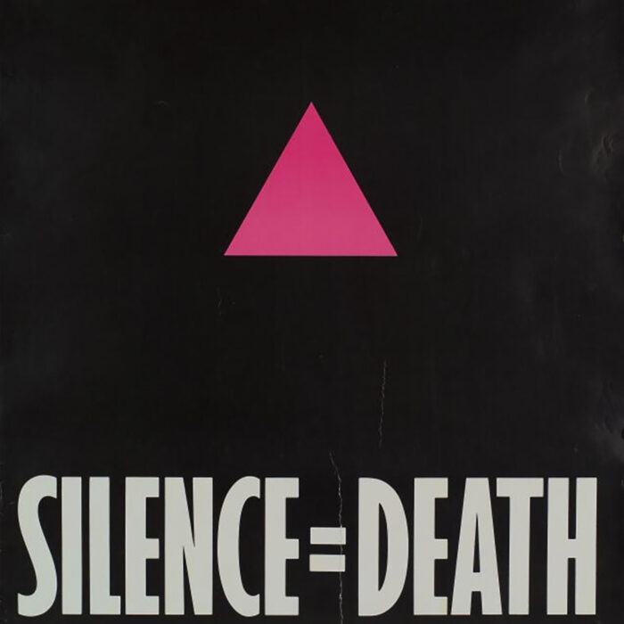 Silence = death poster by Gran Fury